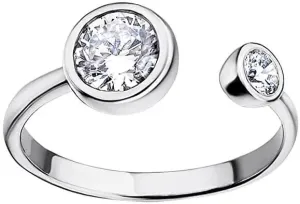 Lotus Silver Elegáns ezüst gyűrű átlátszó cirkónium kővel LP1272-3/1