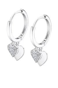 Lotus Silver Gyönyörű ezüst karika fülbevaló medálokkal Trendy LP3274-4/1