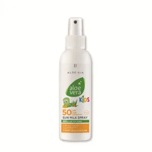 LR health & beauty Naptej spray-ben Aloe Vera Kids SPF 50 (Sun Milk Spray) 150 ml