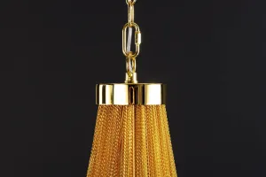 Design csillár Finn 70 cm arany