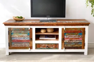 Design TV asztal Jacktar 150 cm fehér mangó