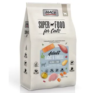 MAC's Superfood for Cats Adult lazac & pisztráng - 2 x 7 kg