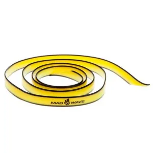 Tartalék szíj úszószemüveghez mad wave silicone strap sárga