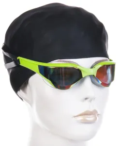 úszószemüveg mad wave razor rainbow goggles fekete/zöld