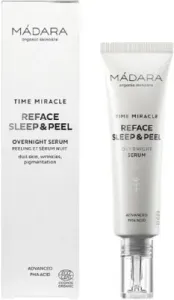 MÁDARA Éjszakai bőrápoló szérum Time Miracle (Reface Sleep & Peel Overnight Serum) 30 ml