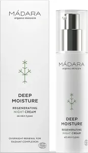MÁDARA Éjszakai regeneráló arckrém Deep Moisture (Regenerating Night Cream) 50 ml