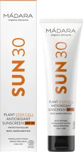 MÁDARA Cosmetics Plant Stem Cell Age-Defying napvédő testre SPF 30 100ml Naptej, napolaj