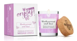 Magnetifico Power Of Pheromones Masszázs gyertya Enjoy it! Blackcurrant and Kiwi (Massage Candle) 70 ml
