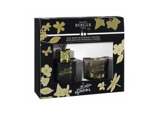 Maison Berger Paris Lolita Lempicka ajándékkészlet diffúzor 80 ml + gyertya 80 g fekete