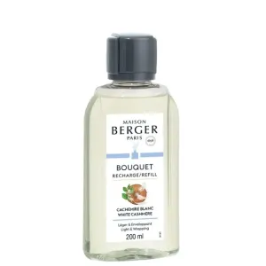 Maison Berger Paris Utántöltő a diffúzorhoz Fehér kasmír Cashmire White (Bouquet Recharge/Refill) 200 ml