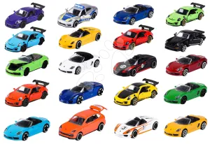 Játékautók Porsche Edition Discovery Pack Majorette fém 7,5 cm hosszú szett 20 fajta + 2 kisautó ajándékba