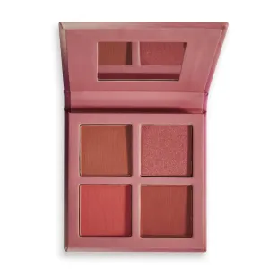 Makeup Obsession Arcpirosító paletta Blush Crush Pink Rose 4 x 1,1 g