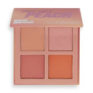 Makeup Obsession Arcpirosító paletta Sweet as a Peach (Blush Crush Palette) 1,1 g