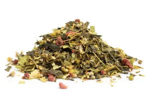 MÁLNA HÁRSSAL - zöld tea, 1000g