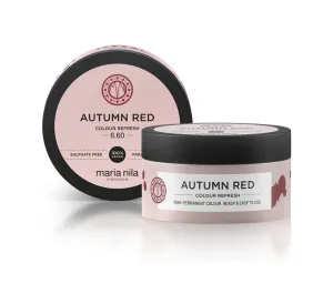 Maria Nila Gyengéd tápláló maszk tartós színpigmentek nélkül Autumn Red (Colour Refresh Mask) 100 ml