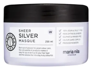 Maria Nila Tápláló maszk szőke hajra Sheer Silver (Masque) 250 ml