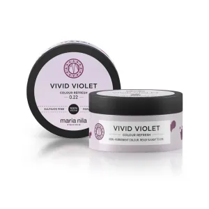 Maria Nila Gyengéd tápláló maszk tartós színpigmentek nélkül Vivid Violet (Colour Refresh Mask) 100 ml