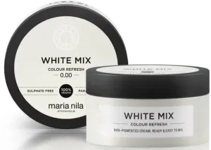 Maria Nila Tápláló maszk színpigmentek nélkül a pasztell árnyalatok kiegészítésére White (Colour Refresh Mask) 100 ml