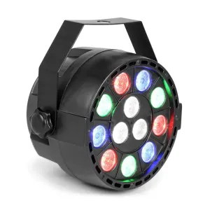 MAX Party, PAR reflektor, 12 x 1 W RGBW LED, DMX/Standalone/Sound, 7 csatorna
