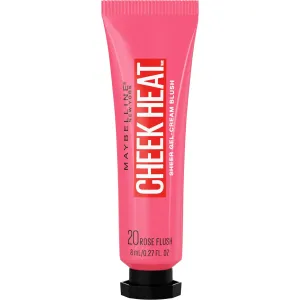Maybelline Gél-krém arcpirosító Cheek Heat (Sheer Gel-Cream Blush) 8 ml 20 Rose Flash