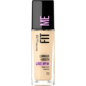 Maybelline Highlighter smink Fit Me Luminous + Smooth SPF 18 (Foundation) 30 ml 110 Porcelain