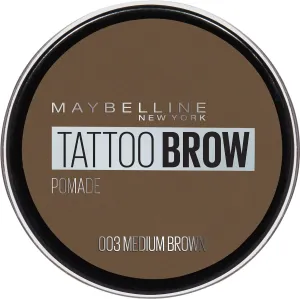 Maybelline Zselés pomádé szemöldökre Tattoo Brow (Pomade) 4 g 003 Medium Brown