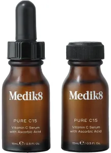 Medik8 C-vitaminos szérum a bőrfiatalításhoz Pure C15 (Vitamin C Serum) 2 x 15 ml