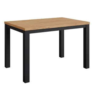 Asztal Oskar d120 fekete/craft