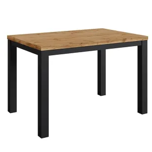 Asztal Oskar d120 fekete/wotan