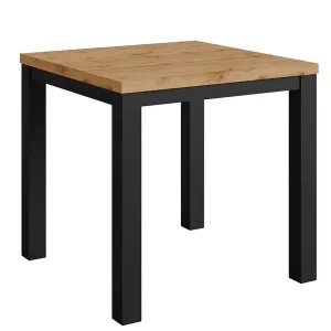 Asztal Oskar m80 fekete/wotan