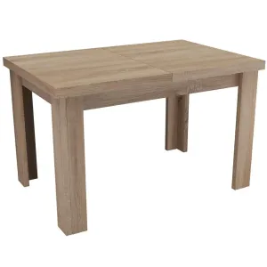 Kinyitható asztalok kis 120/160x80cm csomós tölgy