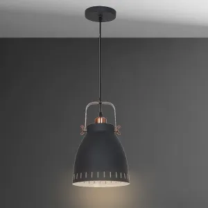 Lámpa Franklin Md-Hn8026m-B+Rc Black Lw1
