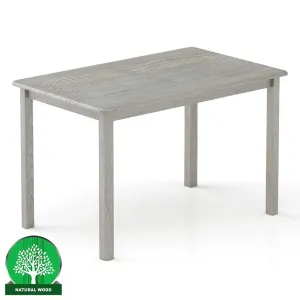 Asztal fenyő ST104-120x75x75 grey