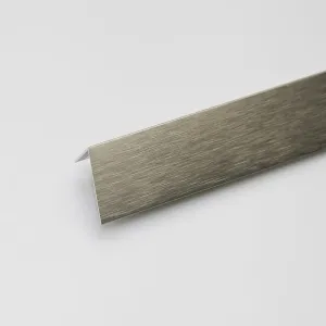 Szögprofil alumínium titán 30x15x1000