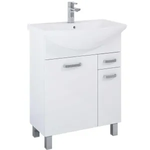 Fürdőszoba készlet Uno 65 2D1S white