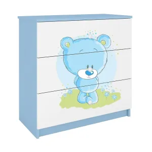 Komód Detsko számára Babydreams Kék– Medve Modrá