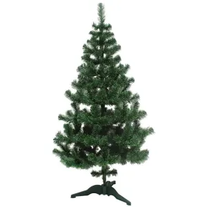 Karácsonyfa, műfenyő, zöld szélű 180 cm
