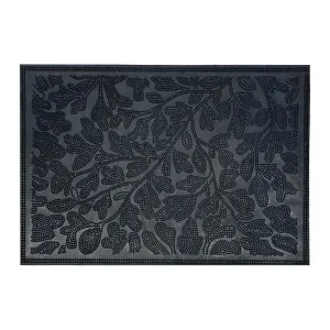 Gumírozott Lábtörlő kültéri Leaf K-116 58x36 cm levél