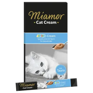 24x15g Miamor Cat Cream Junior-krém snack kiscicáknak