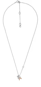 Michael Kors Ezüst bicolor nyaklánc logóval Premium MKC1537AN931 (lánc, medál)