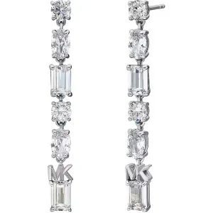 Michael Kors Luxus ezüst fülbevaló cirkónium kövekkel Premium MKC1662CZ040