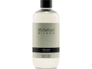 Millefiori Milano Utántöltő aromadiffúzorba Natural Fehér pézsma 500 ml