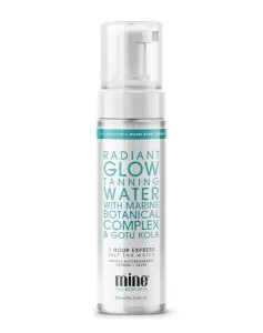 Minetan Önbarnító hab a természetes barna bőrért Radiant Glow (Tanning Water) 200 ml
