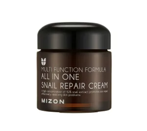 Mizon Regeneráló bőrápoló krém csigaváladék szűrővel (All In One Snail Herbal Essences Repair Cream) 35 ml – tubus #1184018