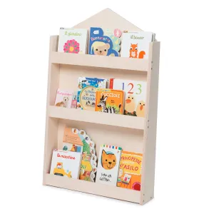 Mobli Dotty, Natural Haus, gyermek könyvespolc, Montessori, multiplex, 60 x 95 x 13 cm #32171
