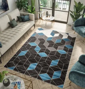 Modern szőnyeg geometrikus mintával Szélesség: 120 cm | Hossz: 170 cm #1389065