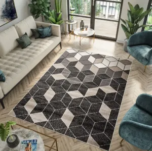 Modern szőnyeg geometrikus mintával Szélesség: 80 cm | Hossz: 150 cm #1389772