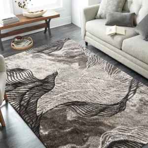 Kifinomult barna szőnyeg érdekes díszítéssel Szélesség: 120 cm | Hossz: 170 cm #709100