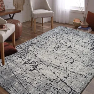 Modern absztrakt szürke szőnyeg Szélesség: 120 cm | Hosszúság: 170 cm #1238362