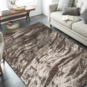 Praktikus nappali szőnyeg finom hullámos mintával, semleges színekben Lățime: 160 cm | Lungime: 220 cm